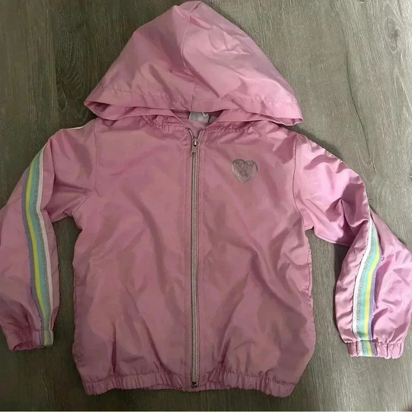 Girl’s Body Glove Pink Rain Jacket Size 4T - Picture 1 of 4